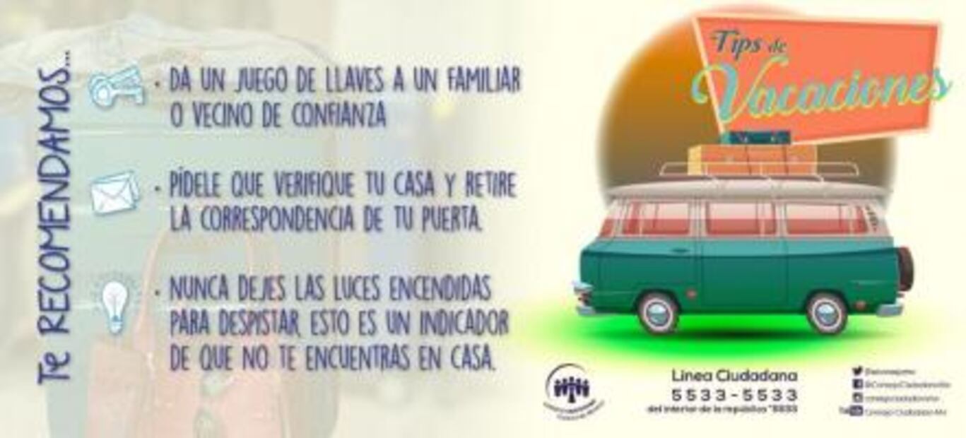 ¿Saldrás en Semana Santa? Te damos tips de seguridad