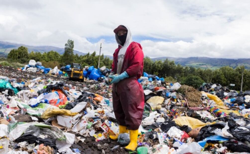 Botadero en Machachi, Ecuador. Foto: Vanessa Terán
