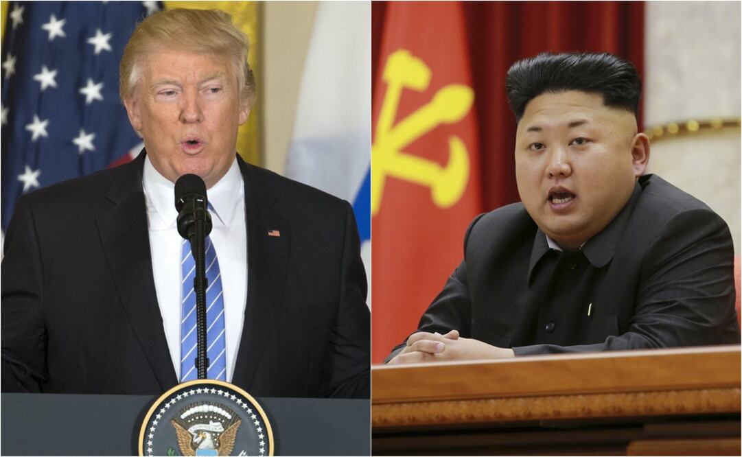 El presidente de Estados Unidos, Donald Trump; y el líder de Corea del Norte, Kim Jong-un (Fotos: Archivo)