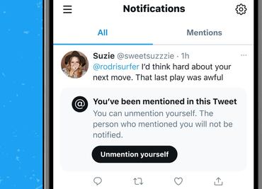Twitter está probando función para que no puedan etiquetarte en una conversación