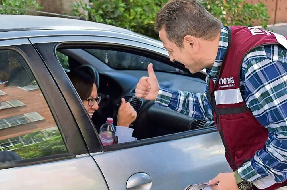 Fadlala Akabani, aspirante de Morena a Gobernar Benito Juárez, recorrió las colonias Miravalle y General Anaya (ESPECIAL)