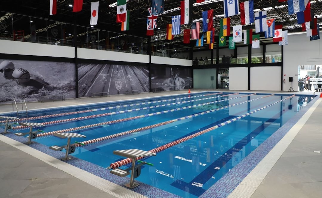 El nuevo deportivo Chimalpa cuenta con alberca semiolímpica Foto: especial 