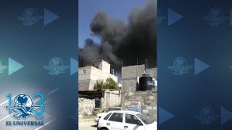 Captan explosión de pirotecnia en Chimalhuacán