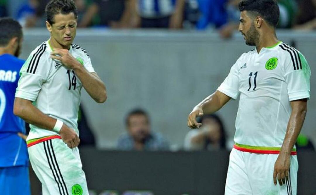 The Mexican striker suffered a collarbone injury in a match against Honduras.