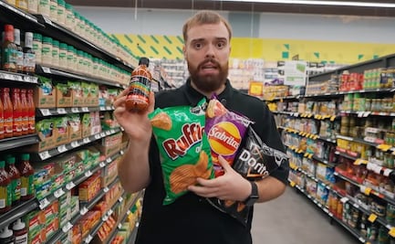 Ibai Llanos recorre supermercado de CDMX junto a Rivers y queda sorprendido por estos productos