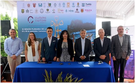 Alcaldes participan en la XI sesión plenaria de Asociación de Ciudades Capitales de México