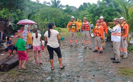 “Erick” deja crecida de arroyos, encharcamientos, derrumbes, crecimiento de ríos y suspensión de energía eléctrica en Chiapas