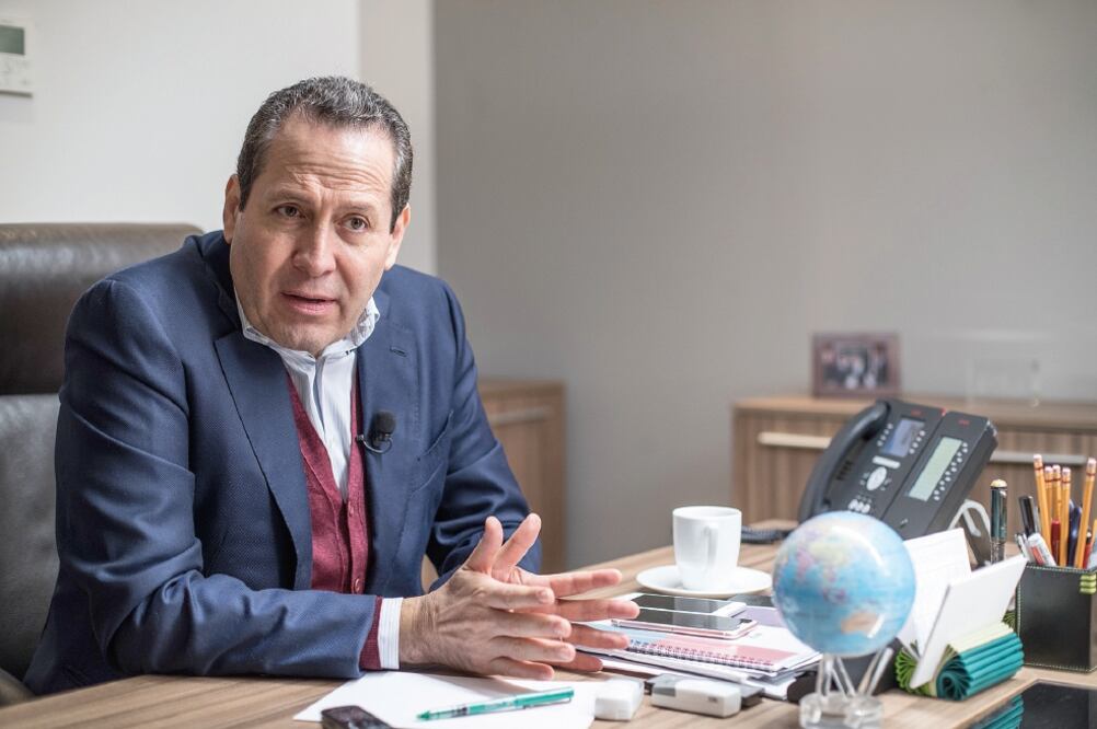 Eruviel Ávila Villegas, vicecoordinador de la precampaña presidencial del PRI, afirma que al perfil de José Antonio Meade, nadie le llega a los talones. (ARCHIVO ELUNIVERSAL)