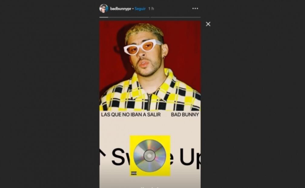 Bad Bunny en plena cuarentena sorprende al sacar nuevo disco "Las Que No Iban a Salir"