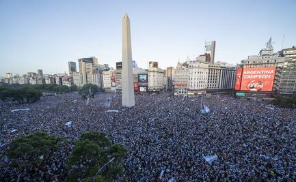 VIDEO. Captan momento en que empezó el festejo en Buenos Aires por el título de Argentina