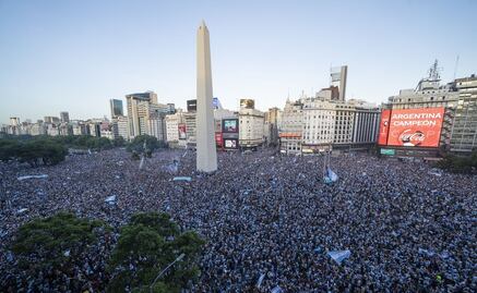 VIDEO. Captan momento en que empezó el festejo en Buenos Aires por el título de Argentina