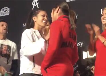 Esparza y Estrada calientan la pelea; llegan a los empujones