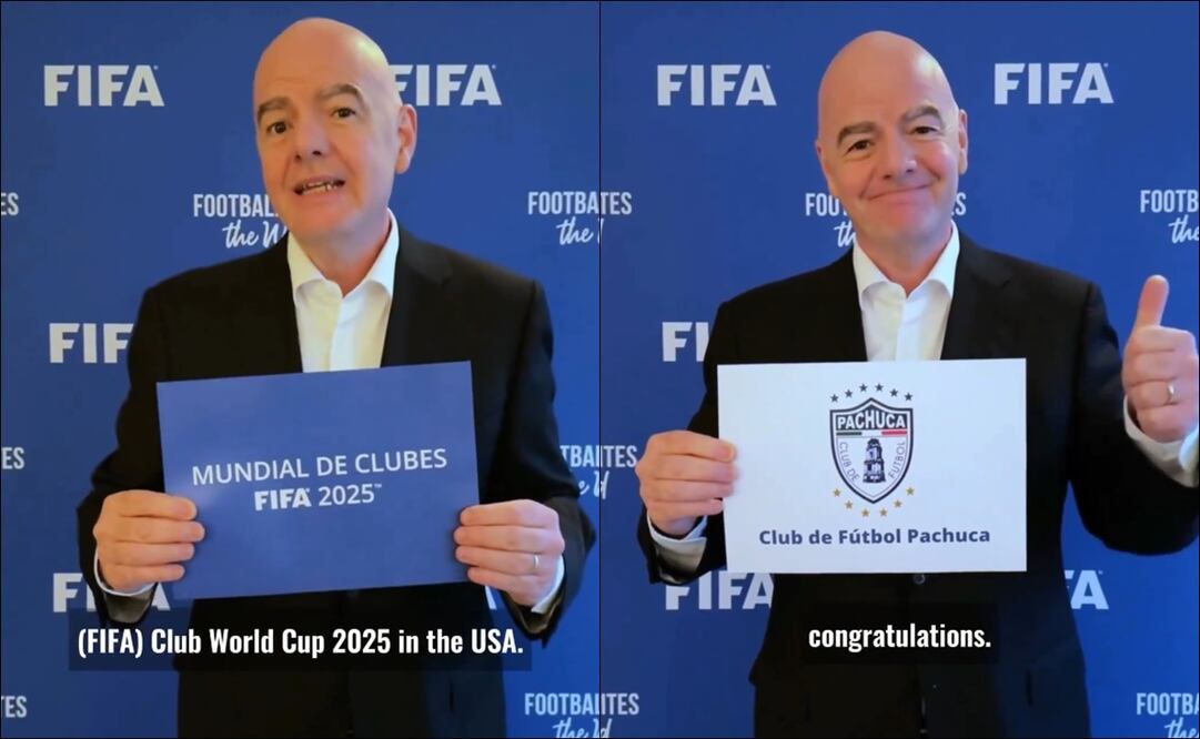 Gianni Infantino dio la bienvenida al Pachuca al Mundial de Clubes - Foto: Captura de pantalla