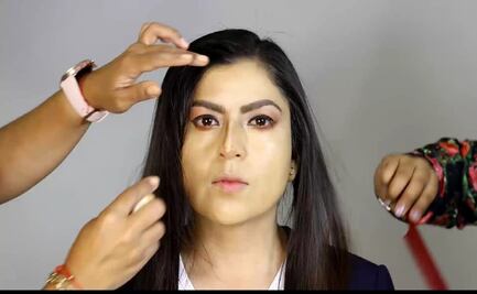 Candidata, sin maquillaje, denuncia violencia de género