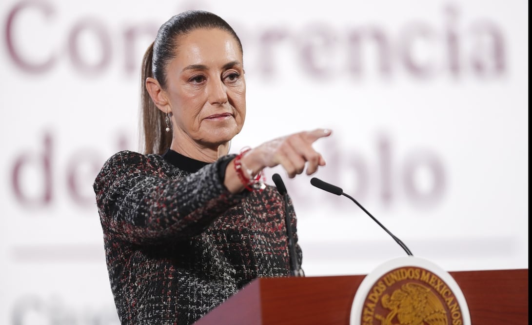 Sheinbaum Pardo mencionó que no se esperan a los resultados a la encuesta ya que se inició una campaña contra el fentanilo. Foto: EFE