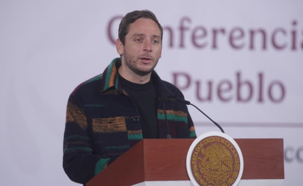 Eduardo Clark, subsecretario de Integración Sectorial y Desarrollo de la Secretaría de Salud, en la conferencia matutina de este martes 20 de enero de 2026. Foto: Carlos Mejía/ EL UNIVERSAL