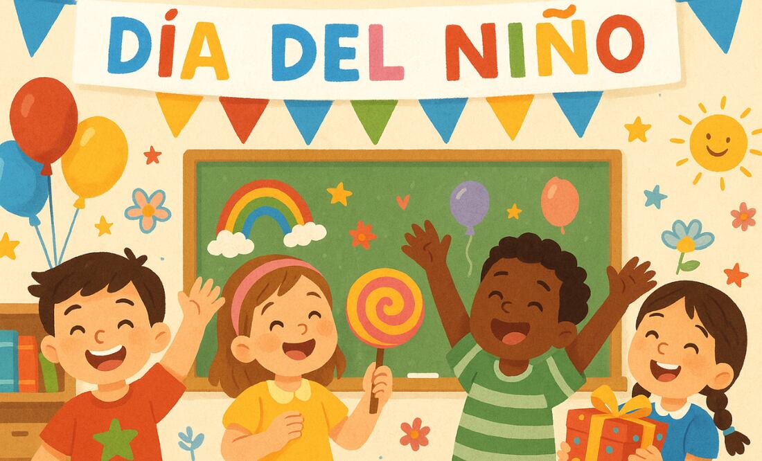 Día del Niño 2025. Foto: Creada con IA