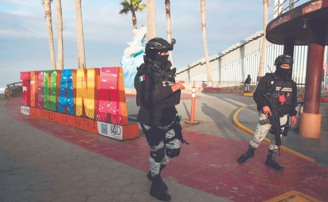 Tras una primera llamada entre Sheinbaum y Trump, en México se reforzó la vigilancia de la frontera con EU. (25/02/2025) Foto: Guillermo Arias / AFP