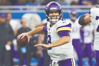 "Si me muero, me muero", dice quarterback de Vikings sobre el Covid-19