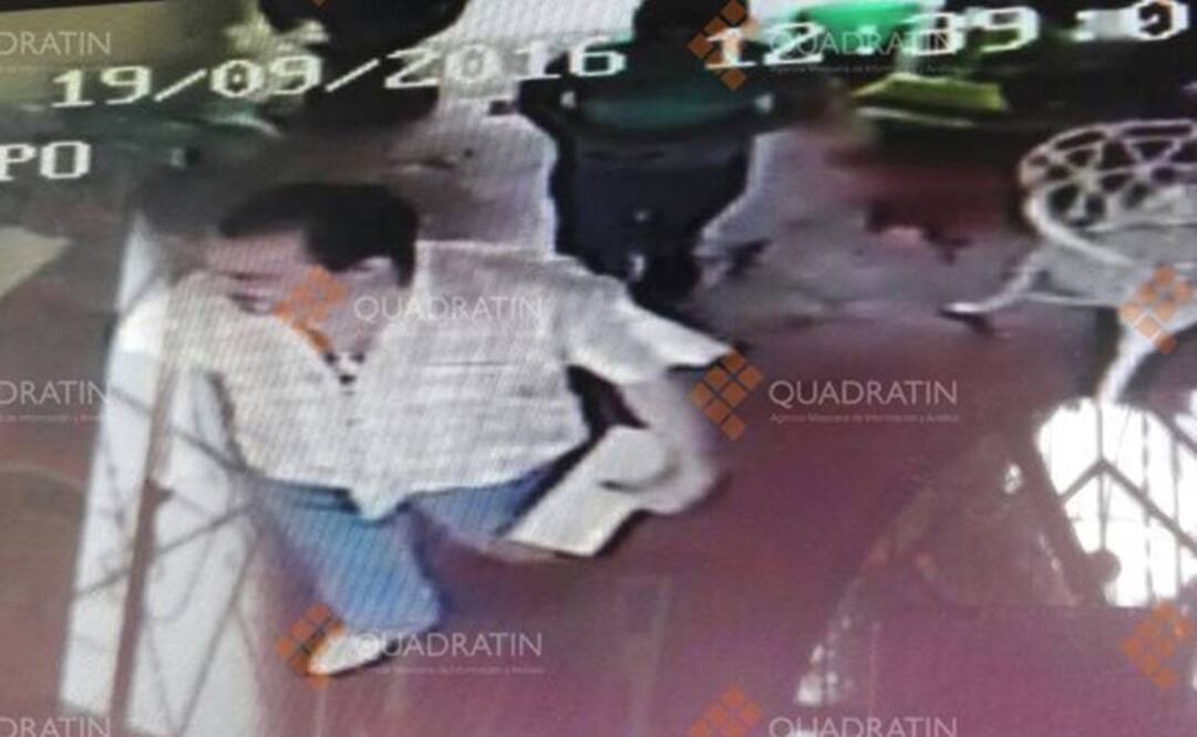 Una de las imágenes difundidas por la agencia de noticias Quadratín