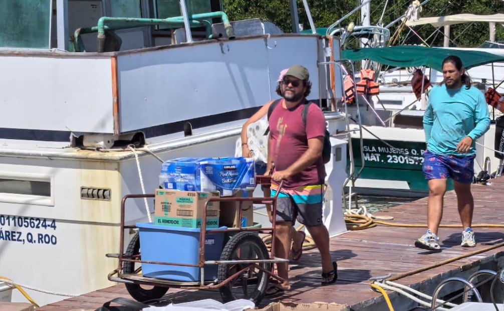 La flotilla lleva víveres y medicamentos .
Foto: Adriana Varillas/ EL UNIVERSAL