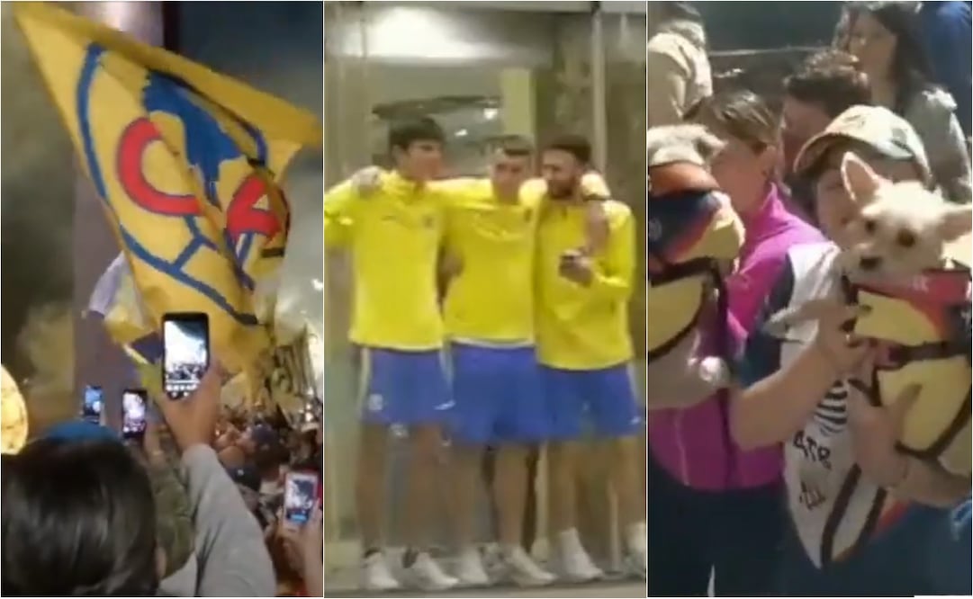 América recibe gran serenata previo al Clásico Nacional / FOTO: ESPECIAL