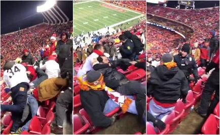 NFL. Captan pelea de aficionados en el Raiders-Chiefs