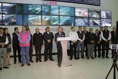 Mancera rinde homenaje a víctimas a un mes del 19/S