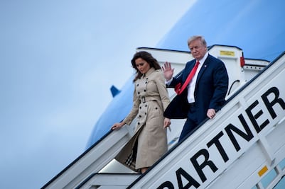 Donald Trump llega a Bruselas para cumbre de la OTAN