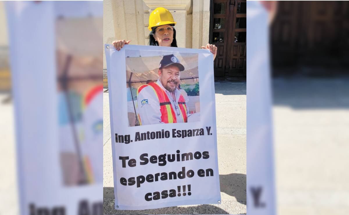 María Elena Morán no cesa en la exigencia a las autoridades para localizar a su esposo Antonio Esparza. Foto: Amalia Escobar / EL UNIVERSAL