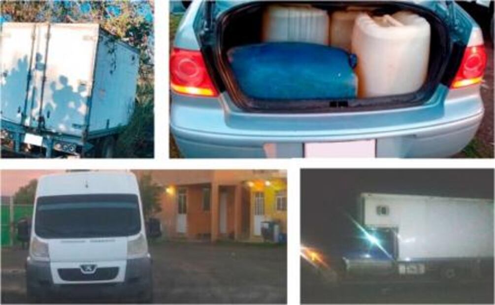 Decomisan 11 mil litros de combustible robado en Hidalgo