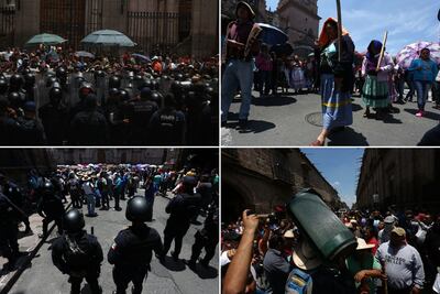 Normalistas amagan con quemar vehículos en Michoacán