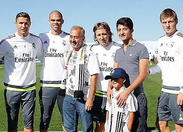 Niño sirio cumple sueño de conocer a Cristiano Ronaldo