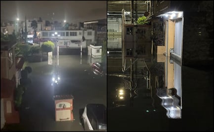 Lluvias dejan inundaciones en casas y negocios en Las Américas, Ecatepec