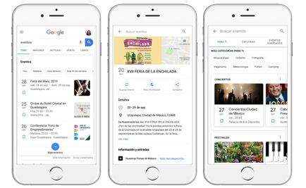 Eventos de Google te muestra los lugares de interés cerca de ti 