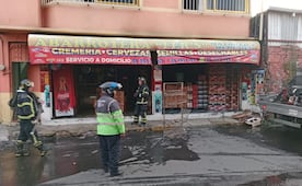 Registran incendio en tienda de abarrotes de Gustavo A. Madero; no reportaron lesionados