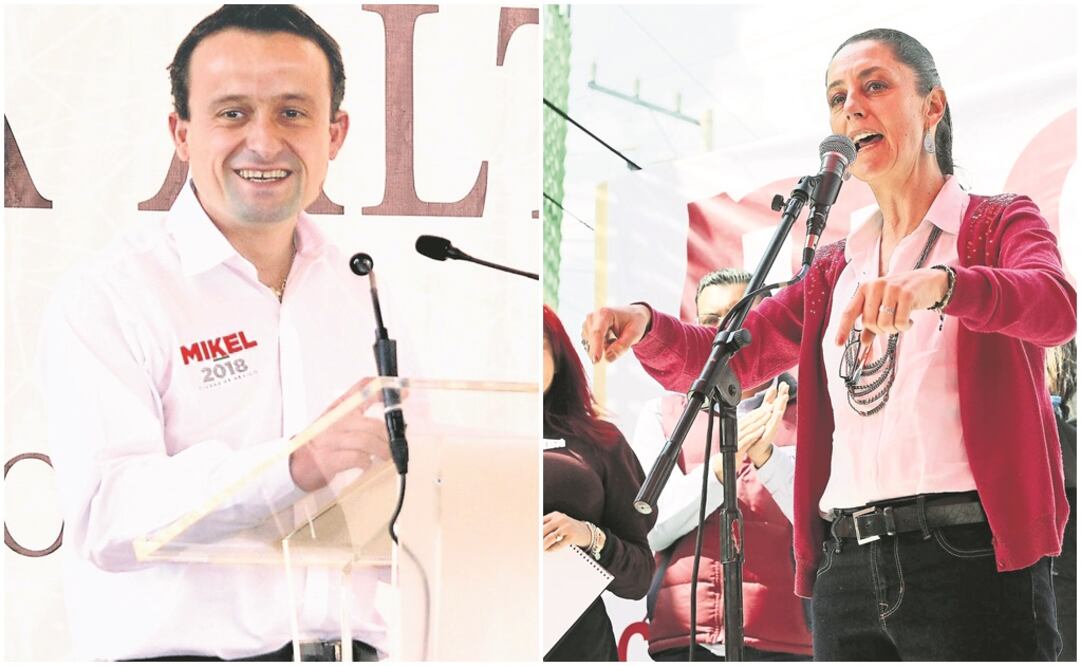 MIKEL ARRIOLA y CLAUDIA SHEINBAUM (FOTO: ARCHIVO EL UNIVERSAL)