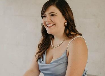 Mishelle, hija del "Piojo" Herrera, se casa con un hermoso vestido de novia