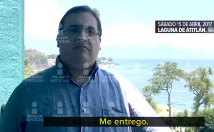 Revelan video previo a la detención de Javier Duarte