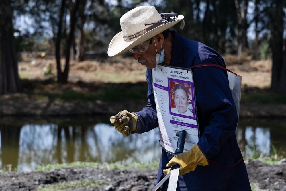 Colectivos denuncian emergencia forense en Lago de Chalco-Tláhuac. (Foto: Hugo Salvador/ EL UNIVERSAL)