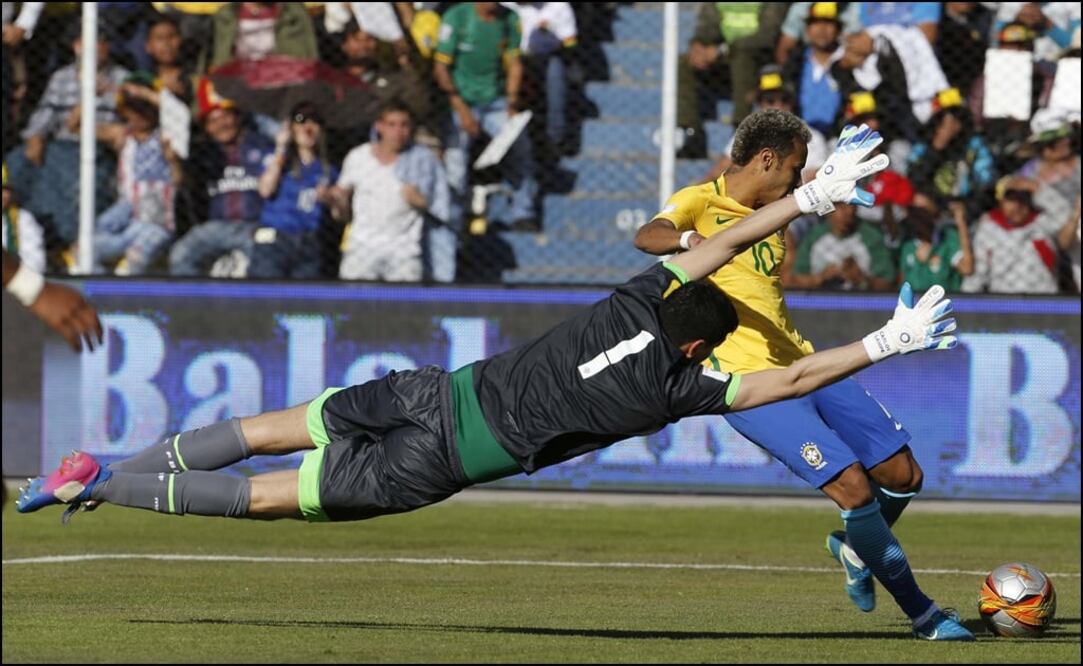 AP. Neymar no pudo marcar en La Paz.