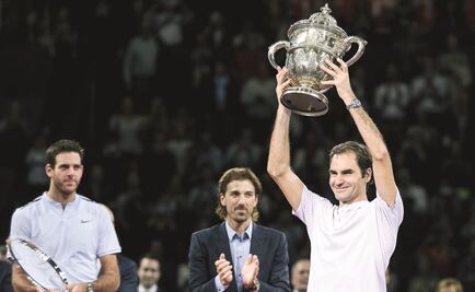 Federer domina a Delpo en Basilea