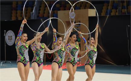 Equipo mexicano de Gimnasia Rítmica gana dos medallas de plata en Egipto