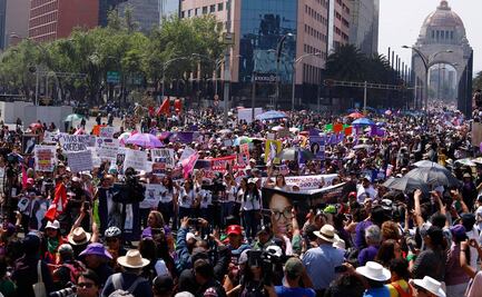 Llevan a juez de control a 5 hombres detenidos en marcha de mujeres 