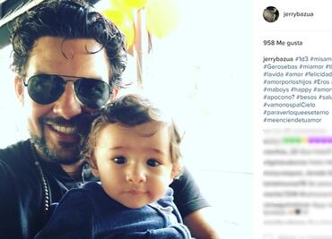 Gerado Bazúa muestra a su hijo con Paulina Rubio