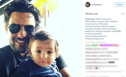 Gerado Bazúa muestra a su hijo con Paulina Rubio
