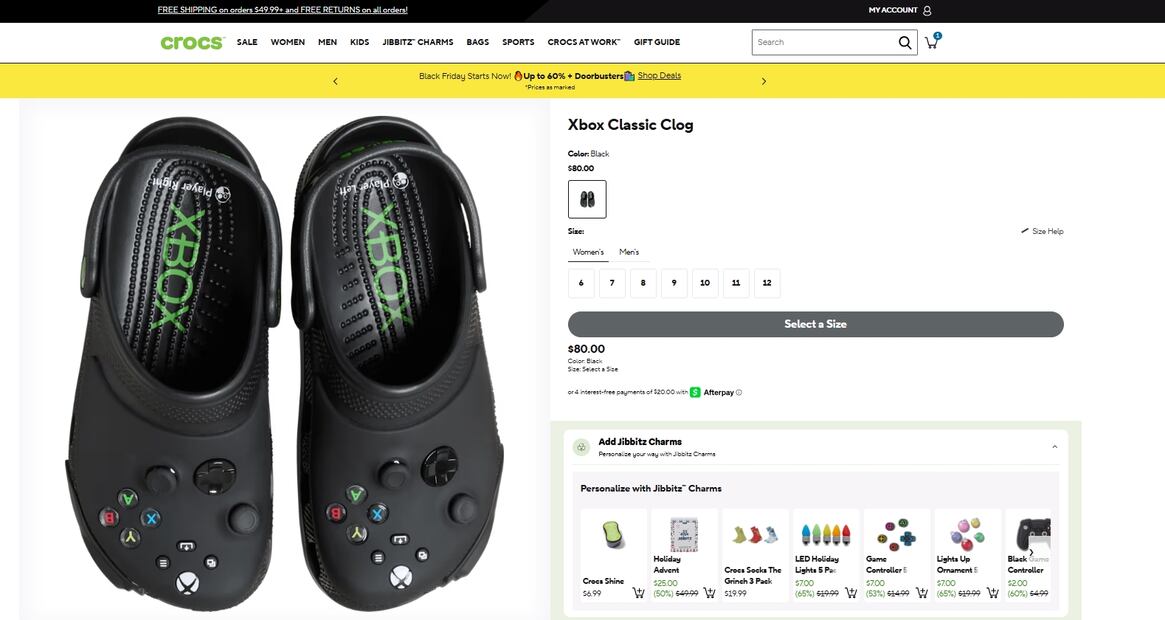 Crocs lanza modelo inspirado en Xbox: ¿cuánto cuestan y dónde adquirirlas?