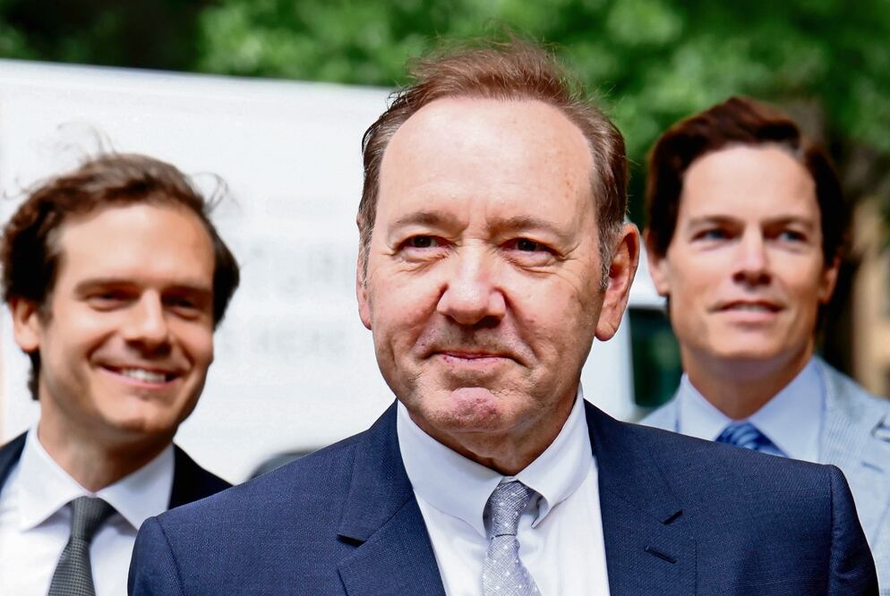 Kevin Spacey a su llegada a los juzgados de Londres. EFE