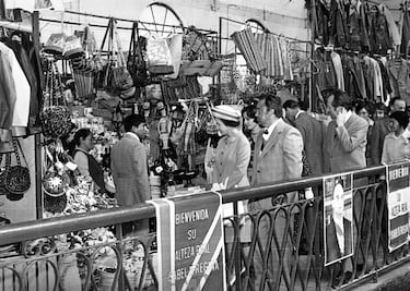 El día que la Reina Isabel y el príncipe Felipe visitaron un mercado en México