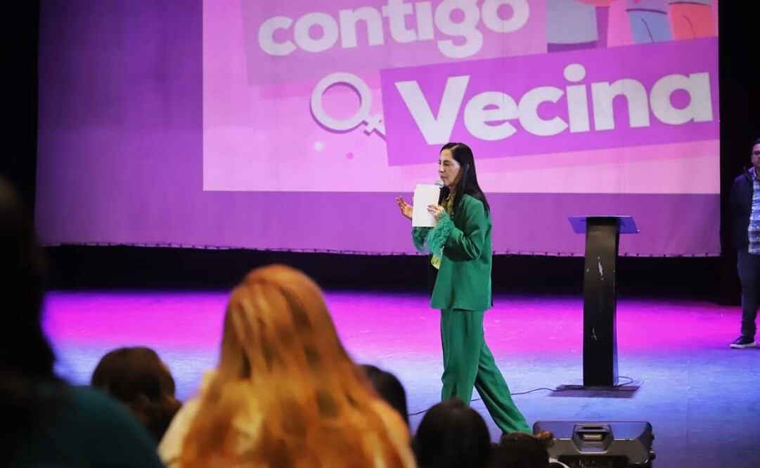 La alcaldesa reconoció que ‘Contigo Vecina’, junto con las estancias infantiles, es el programa social más importante de su gobierno. Foto: Especial